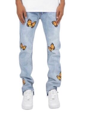 mnml Men’s Butterfly Blue Jeans